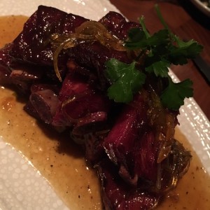Pork Ribs en salsa de naranja agria