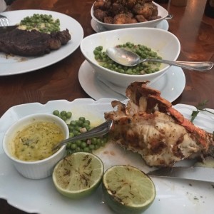Langosta- NY steak- alverjas