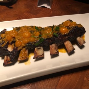 rack de costillas en coccion lenta
