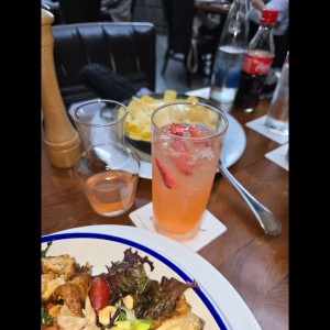 Soda artesanal de fresa