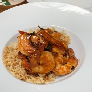 langostinos con arroz