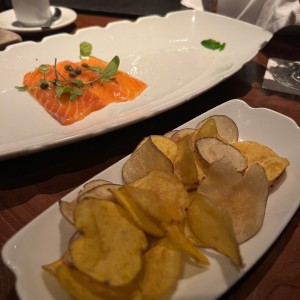 Carpaccio de salmon
