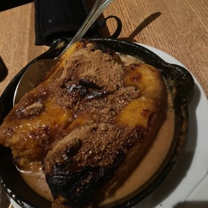 Platanos en dulce y leche de coco