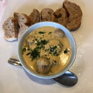 champiñones roquefort