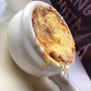 sopa de cebolla