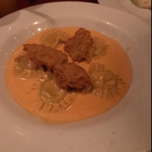 ravioli de cangrejo
