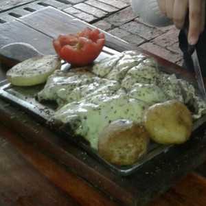 1/2 churrasco gratinado 