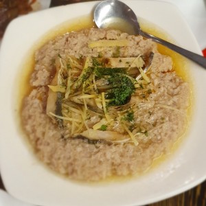 Pescado y puerco