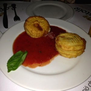 Mozzarela en carroza con napolitana