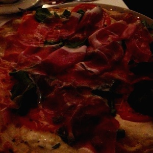 Pizza bianca prociutto!