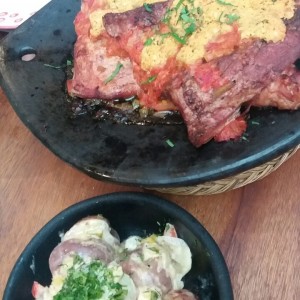 SObrebarriga y papitas chorreadas