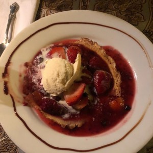 crepes de frutos rojos