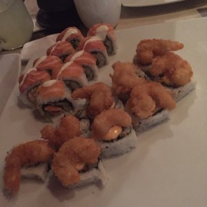 wakame y ebi rolls