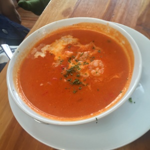 Sopa de camarones