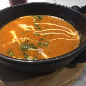 crema de mariscos