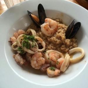 Salteado de mariscos