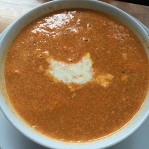 crema de camarones