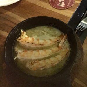 Langostinos al ajillo