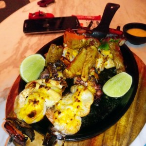 pinchos de mariscos