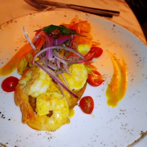 Langostinos al horno