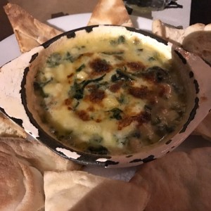 Dip de espinaca y alcachofa