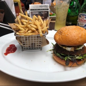 hamburguesa vegetariana 