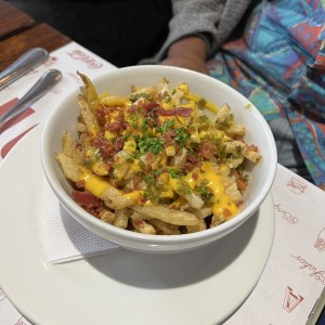 Bacon and Cheese Fries con papas francesas