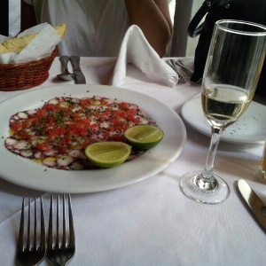carpaccio de pulpo