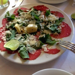 Carpaccio de lomo