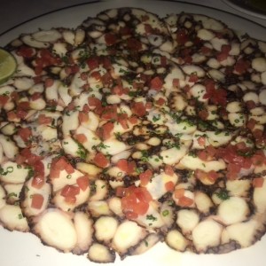 carpacho de pulpo