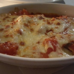 ravioles gratinados