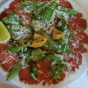 Carpaccio de res 