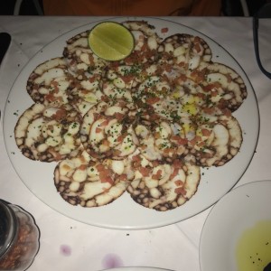 carpaccio de pulpo