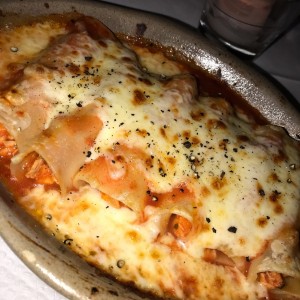 canelones gratinado de pollo