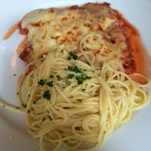 Pizzaiola con pasta al burro