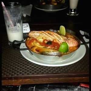 Paella de mariscos 