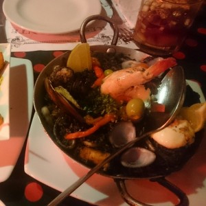 arroz negro.