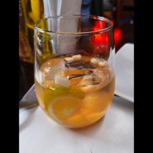 sangria con vino blanco
