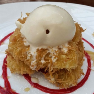 Bananas tempura
