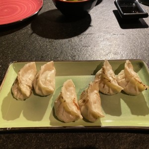Gyozas de camarón