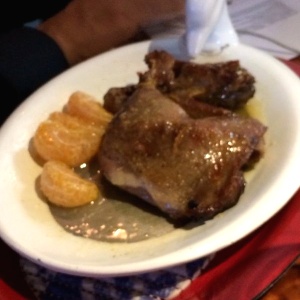 Pato confit clemantine