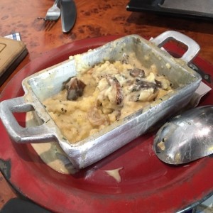 polenta de hongos