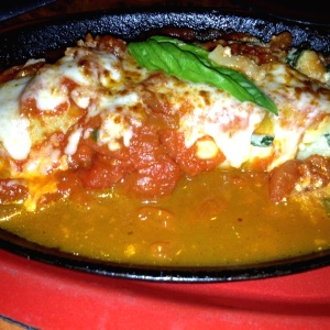 Canelones flotando en agua!