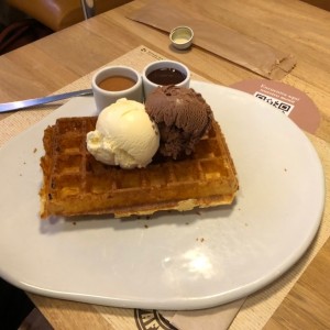 gofre de chocolate