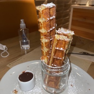 gofre en churro