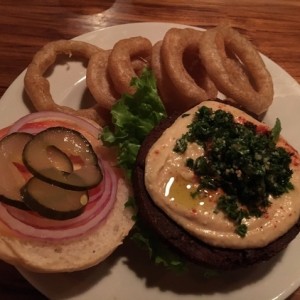 hamburguesa Arabe y Anillos