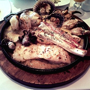 Parrillada de mariscos