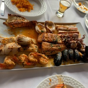 Parrillada de mariscos