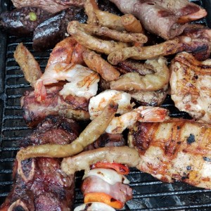 parrillada de la casa