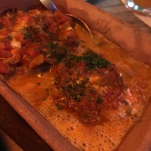 Papas chorreadas